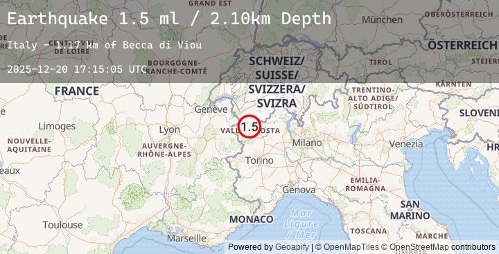 Map of NORTHERN ITALY