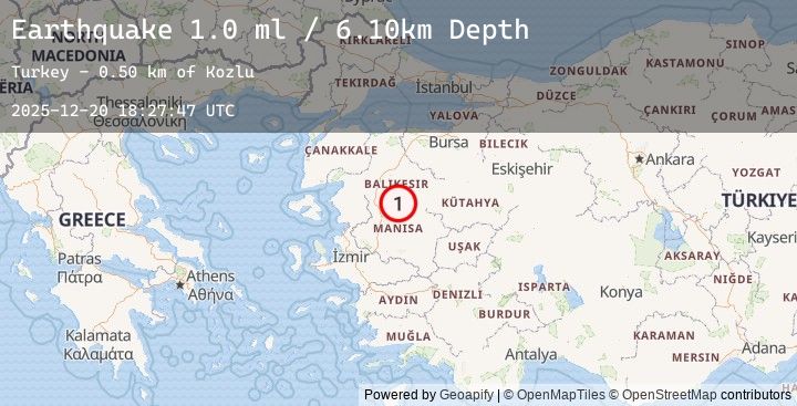 Map of WESTERN TURKEY