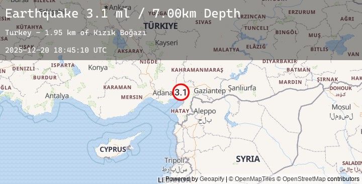 Map of CENTRAL TURKEY
