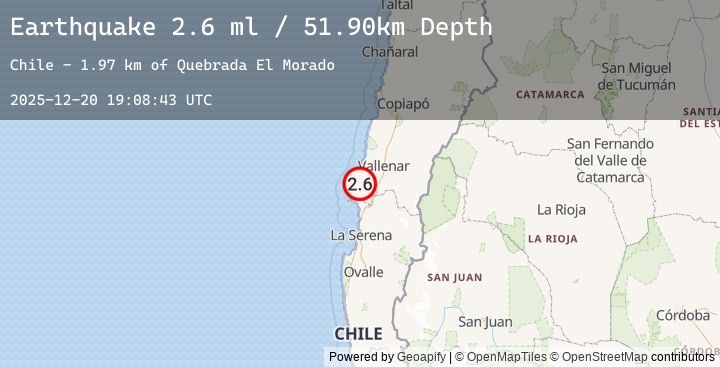 Map of ATACAMA, CHILE