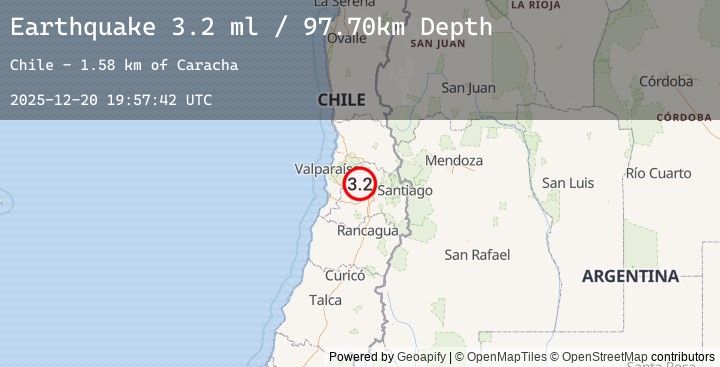 Map of REGION METROPOLITANA, CHILE