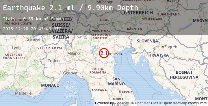 Map of NORTHERN ITALY