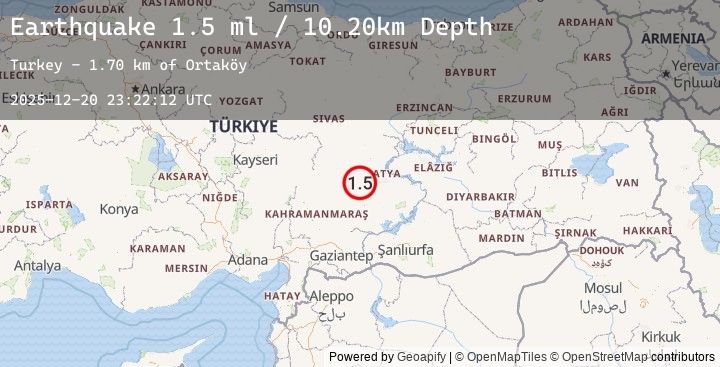 Map of CENTRAL TURKEY