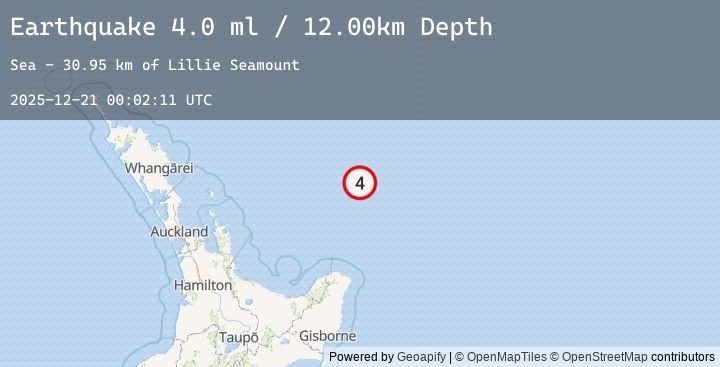 Map of OFF E. COAST OF N. ISLAND, N.Z.