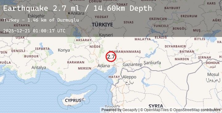 Map of CENTRAL TURKEY