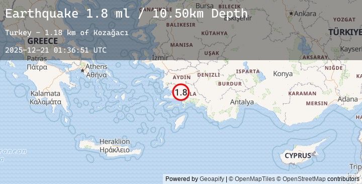 Map of WESTERN TURKEY