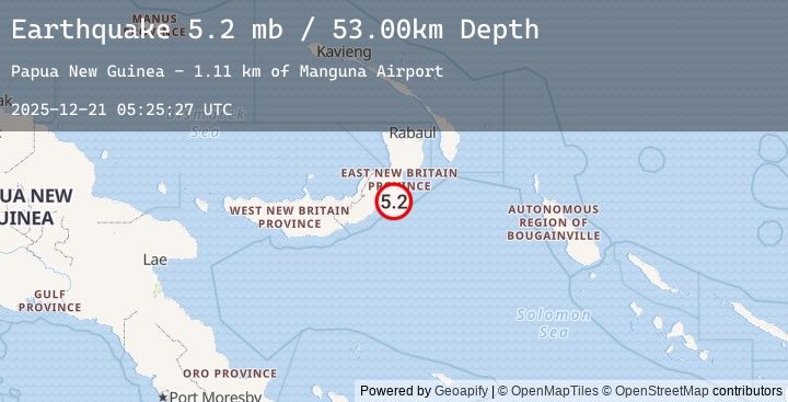 Map of NEW BRITAIN REGION, P.N.G.