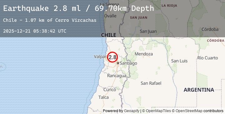 Map of VALPARAISO, CHILE