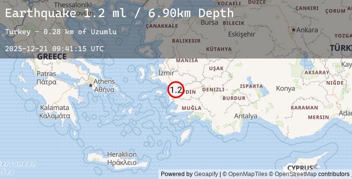 Map of WESTERN TURKEY