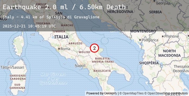 Map of SOUTHERN ITALY