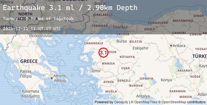 Map of WESTERN TURKEY