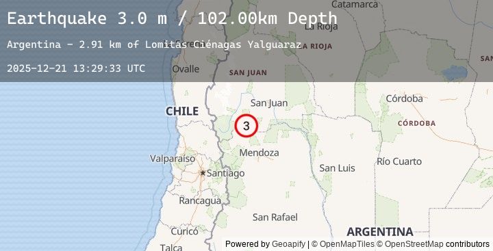 Map of MENDOZA, ARGENTINA