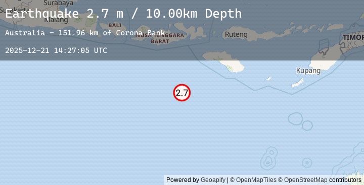 Map of SOUTH OF SUMBAWA, INDONESIA