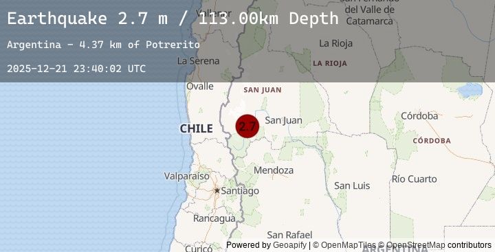Map of SAN JUAN, ARGENTINA