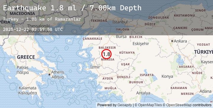 Map of WESTERN TURKEY