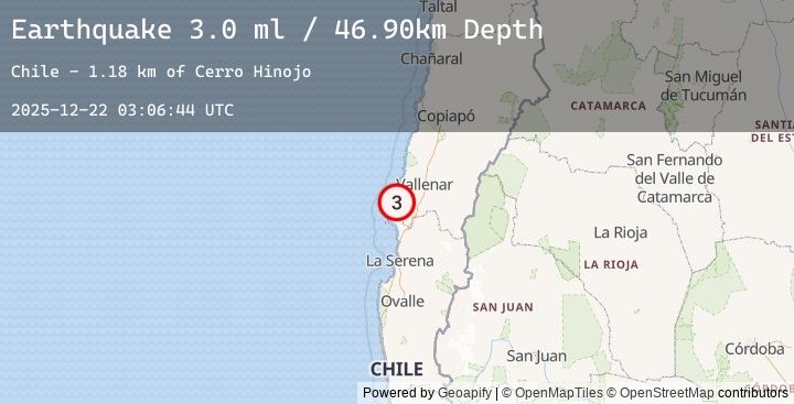 Map of ATACAMA, CHILE