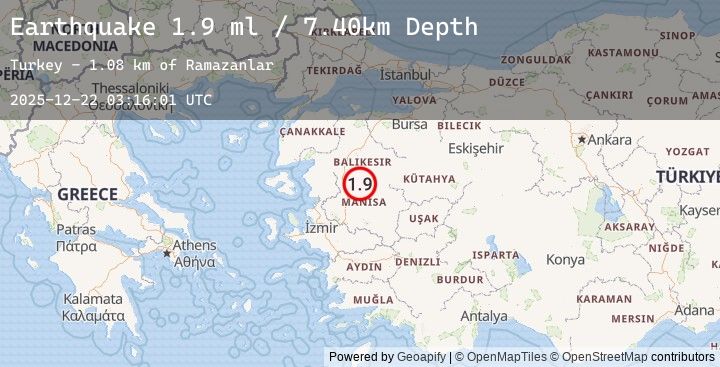 Map of WESTERN TURKEY