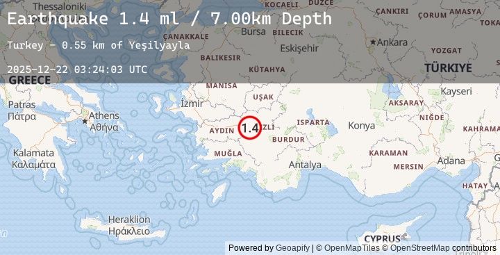 Map of WESTERN TURKEY