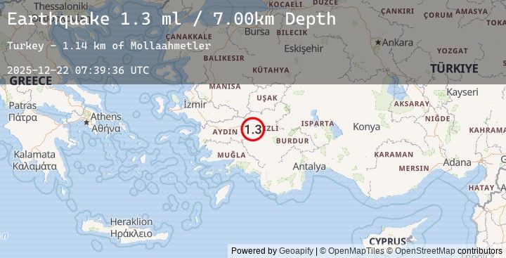 Map of WESTERN TURKEY