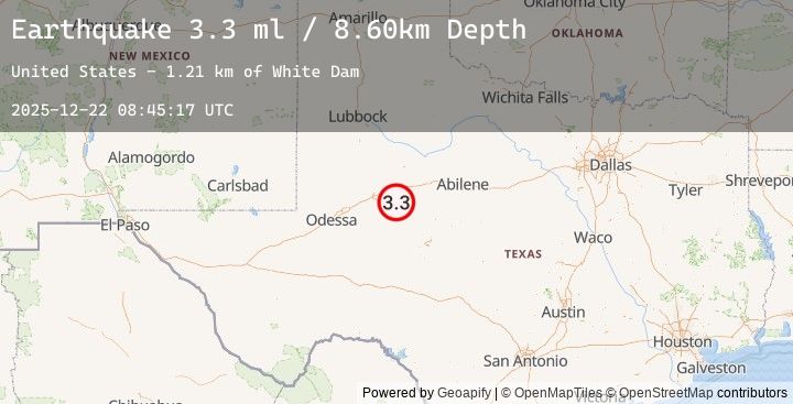 Map of WESTERN TEXAS