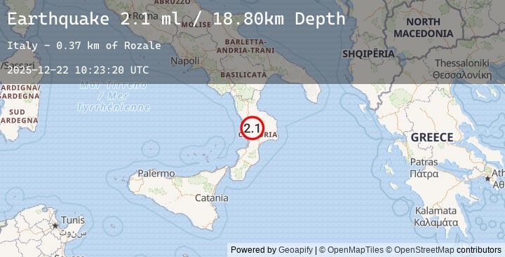 Map of SOUTHERN ITALY