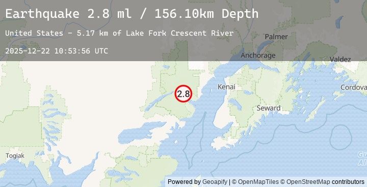 Map of SOUTHERN ALASKA