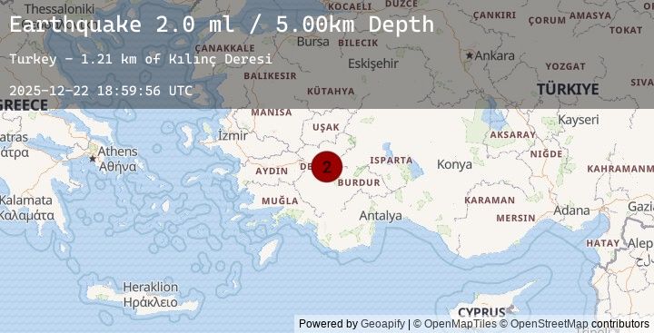 Map of WESTERN TURKEY