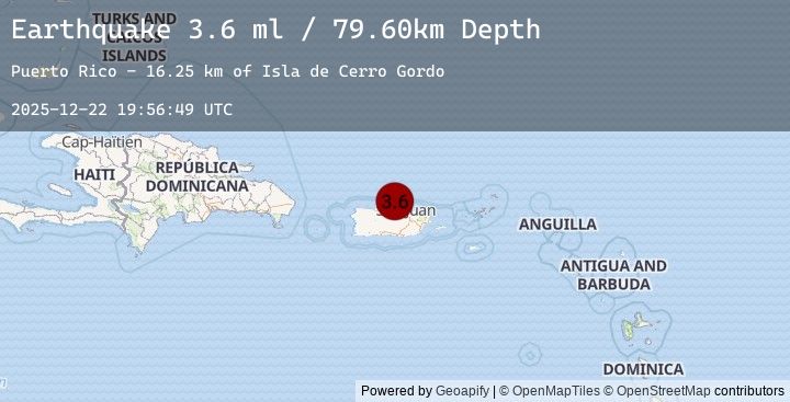 Map of PUERTO RICO REGION