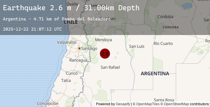 Map of MENDOZA, ARGENTINA