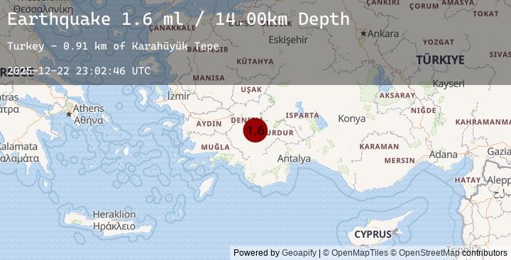Map of WESTERN TURKEY