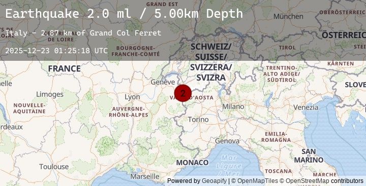 Map of NORTHERN ITALY