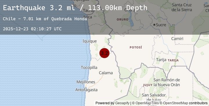 Map of TARAPACA, CHILE