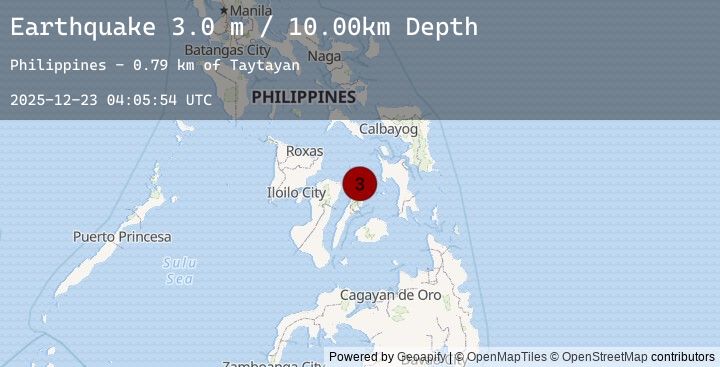 Map of NEGROS- CEBU REG, PHILIPPINES