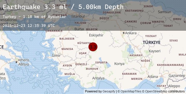 Map of WESTERN TURKEY