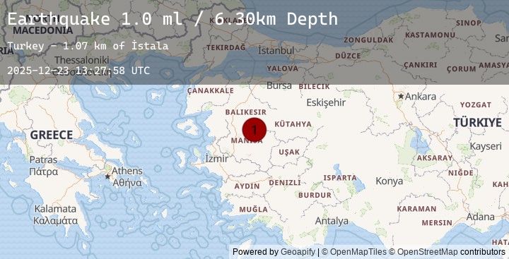 Map of WESTERN TURKEY