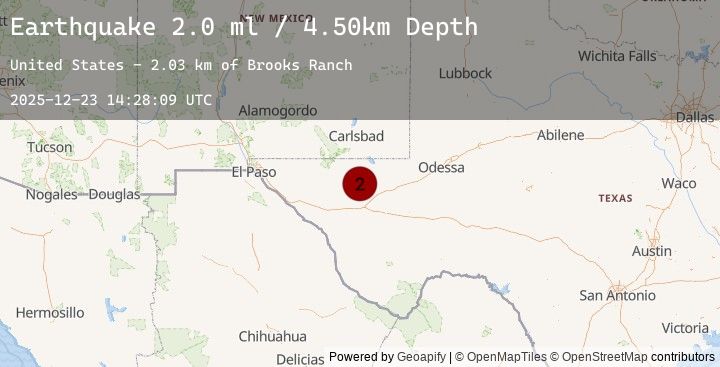 Map of WESTERN TEXAS