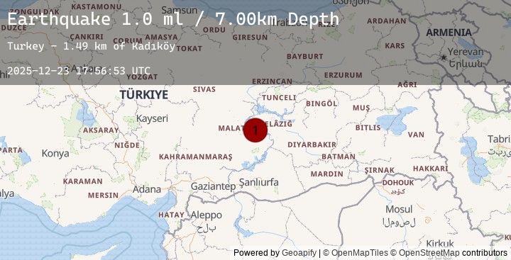 Map of EASTERN TURKEY