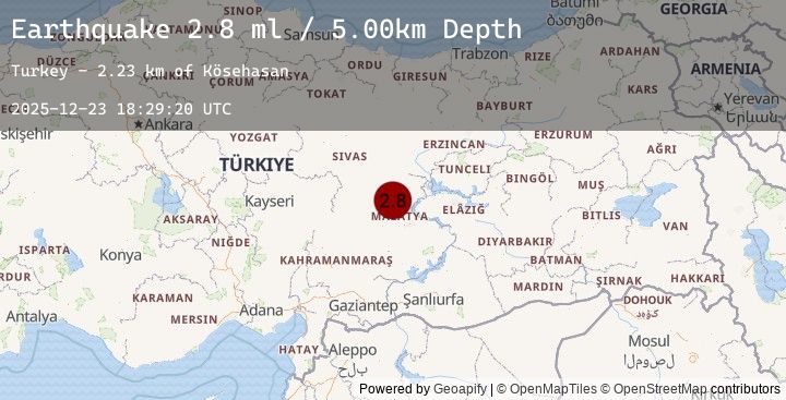 Map of CENTRAL TURKEY