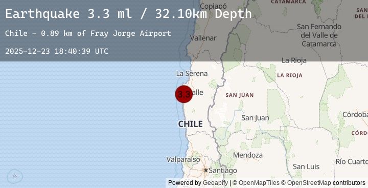 Map of COQUIMBO, CHILE