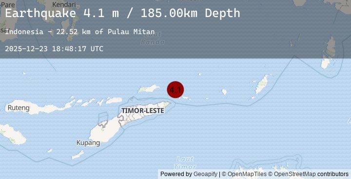 Map of KEPULAUAN BARAT DAYA, INDONESIA