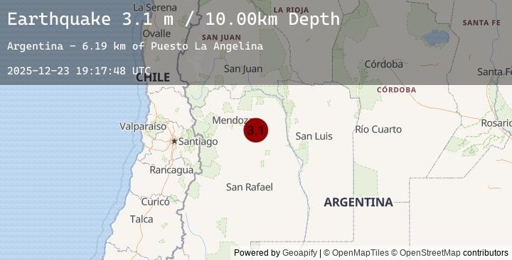 Map of MENDOZA, ARGENTINA