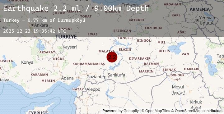 Map of EASTERN TURKEY