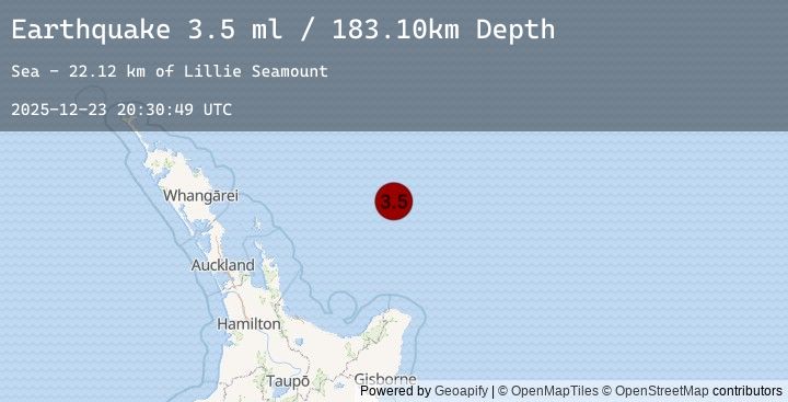 Map of OFF E. COAST OF N. ISLAND, N.Z.
