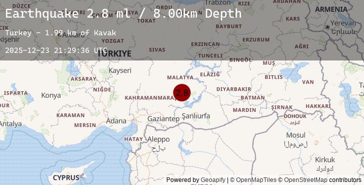 Map of EASTERN TURKEY