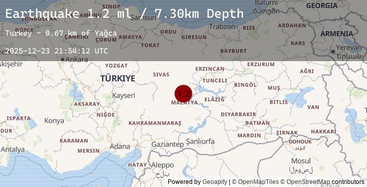 Map of EASTERN TURKEY