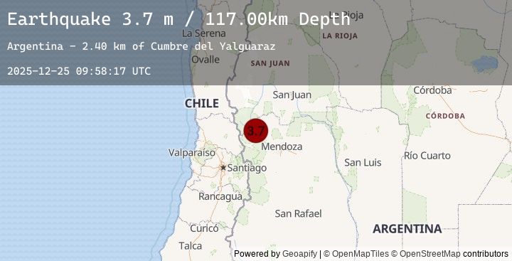 Map of MENDOZA, ARGENTINA