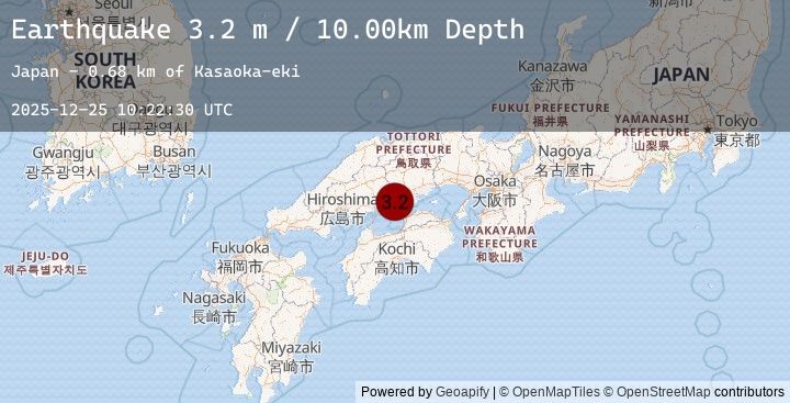 Map of NEAR S. COAST OF WESTERN HONSHU