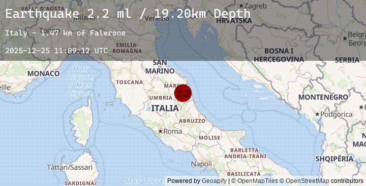 Map of CENTRAL ITALY