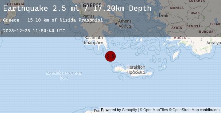 Map of SOUTHERN GREECE