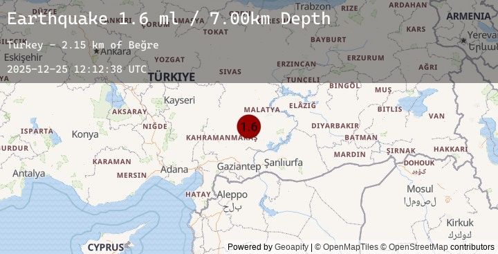 Map of CENTRAL TURKEY